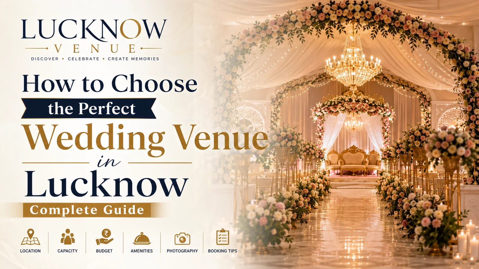 How to choose the perfect wedding venue in Lucknow